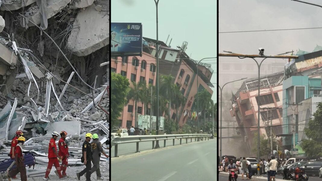 Devastador terremoto en Birmania y Tailandia deja más de 200 muertos y cientos de heridos. Foto: Difusión.