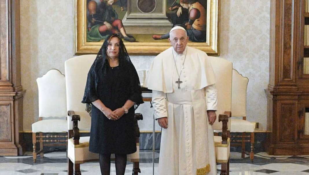 Dina Boluarte solicita permiso al Congreso para asistir al funeral del papa Francisco. Foto: Difusión.