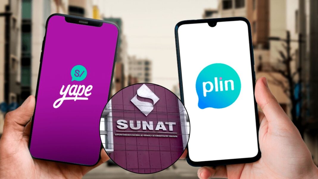 ¿Usas Yape y Plin en tu negocio? Sunat fiscalizará los ingresos que superen los S/45,000 anuales. Foto: Composición R365.