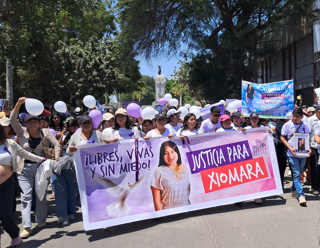 Más de 1,500 voces claman justicia por Xiomara Huertas y piden cadena perpetua para el acusado del crimen. Foto: Reporteros 365.