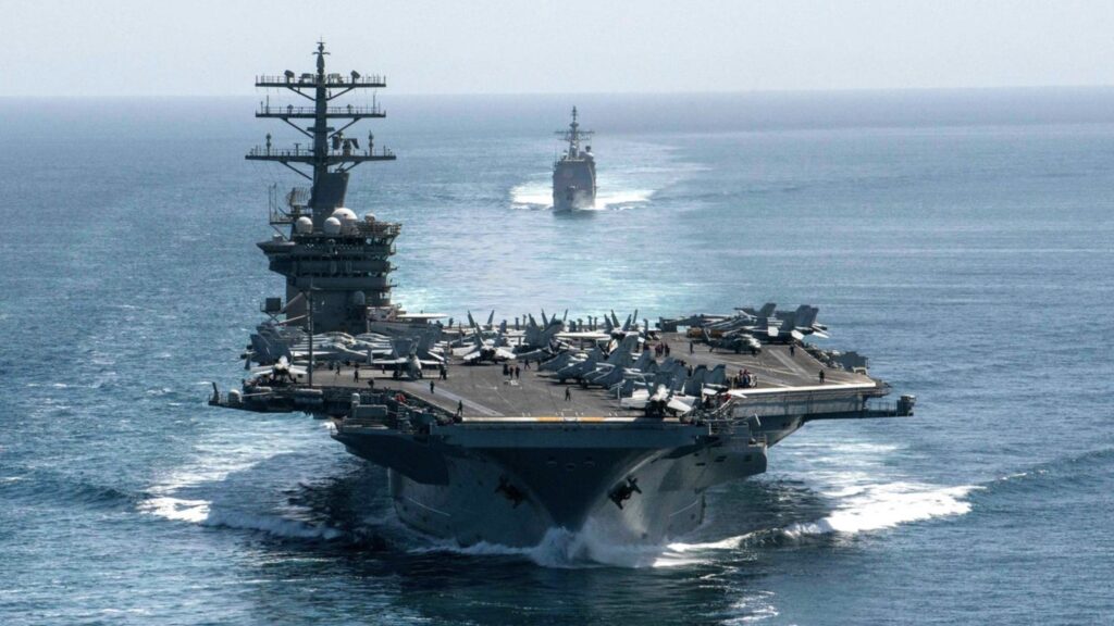 Estados Unidos despliega destructores en el Caribe frente a Venezuela. Foto: Difusión.