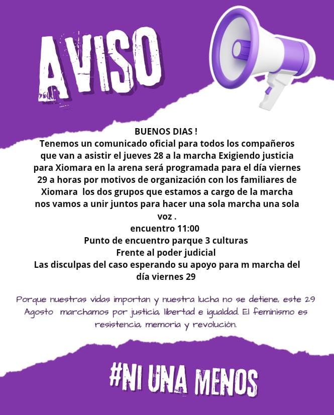 ¡JUSTICIA PARA XIOMARA! Piura alista marcha para exigir cadena perpetua contra el acusado de su muerte. Foto: Difusión.