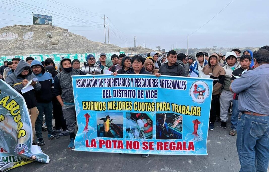 Pescadores mantienen paro mientras Gobierno instala Mesa Técnica para resolver conflicto en Piura. Foto: Difusión.