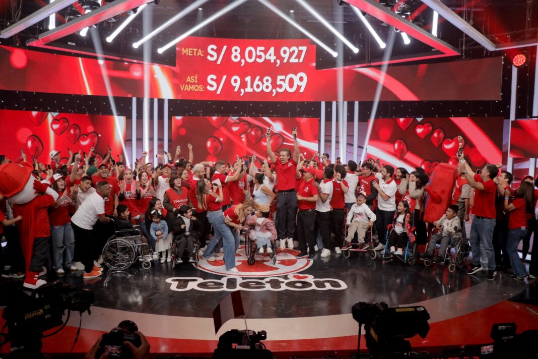 La Teletón 2025 supera la meta y alcanza S/ 9,168, 509 gracias a la fuerza solidaria del Perú. Foto: Difusión.