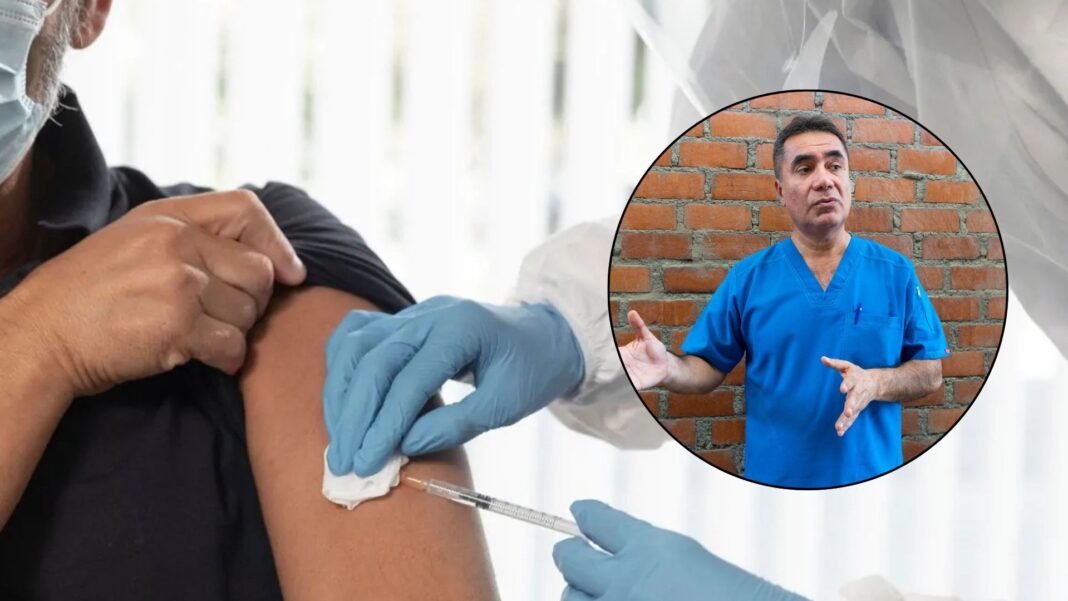 Vacuna contra el dengue requiere de dos dosis para una protección efectiva, advierte médico infectólogo. Foto: Composición.
