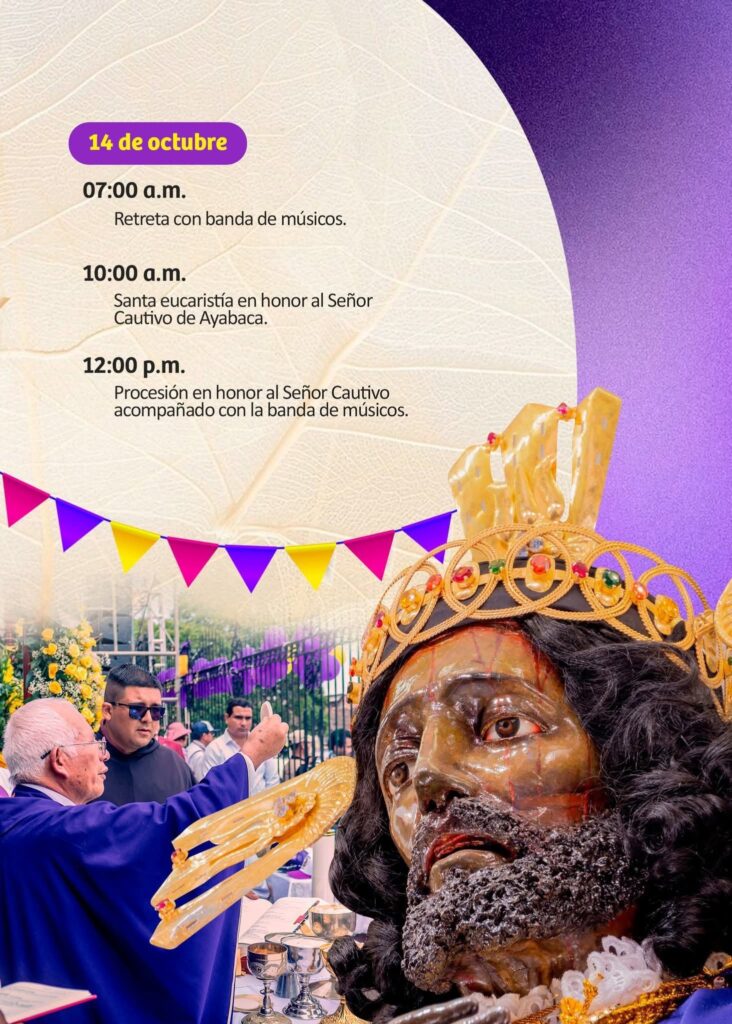 Ayabaca celebra la fe: conoce el programa oficial de la Festividad del Señor Cautivo. 