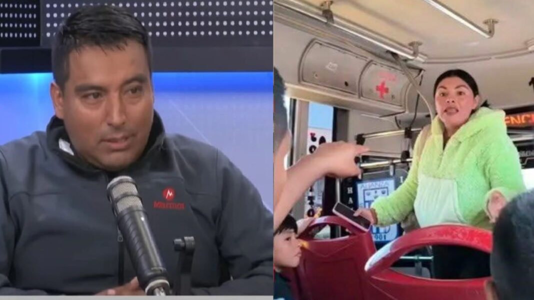 “Si no fuera por el video, estaría preso”: testimonio del chofer acusado por una policía que se negó a pagar su pasaje. Foto: Composición.