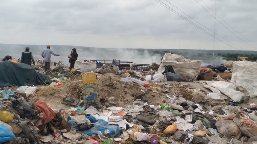 Relleno sanitario de Piura en riesgo de colapso por millonarias deudas de municipios distritales. Foto: Difusión.