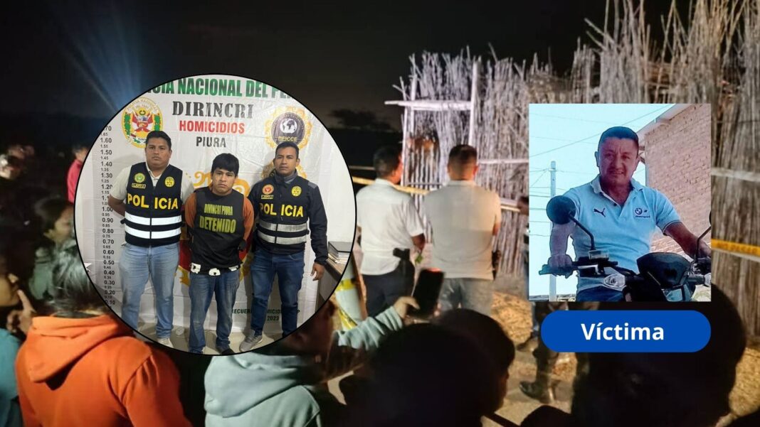 PNP detiene a joven de 18 años acusado de asesinar a docente Vicente Coronado en La Unión. Foto: composición.