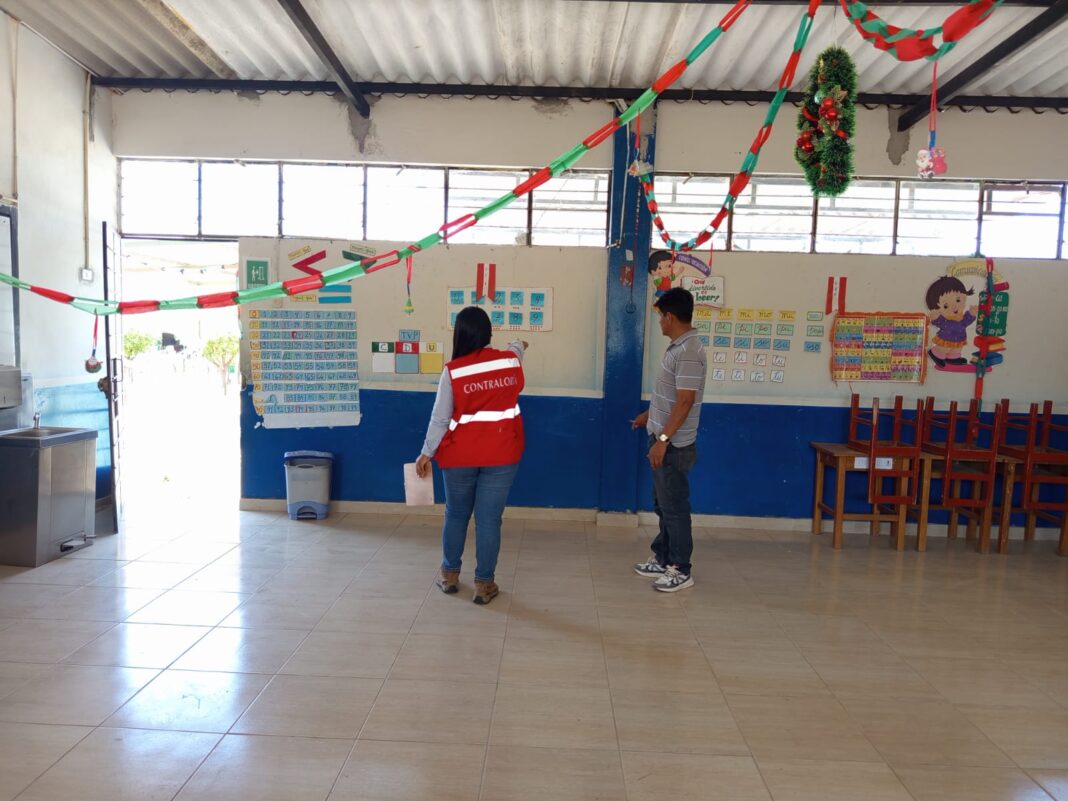 Contraloría despliega operativo de control en 65 colegios de Piura antes del inicio del año escolar 2026. Foto: Difusión.