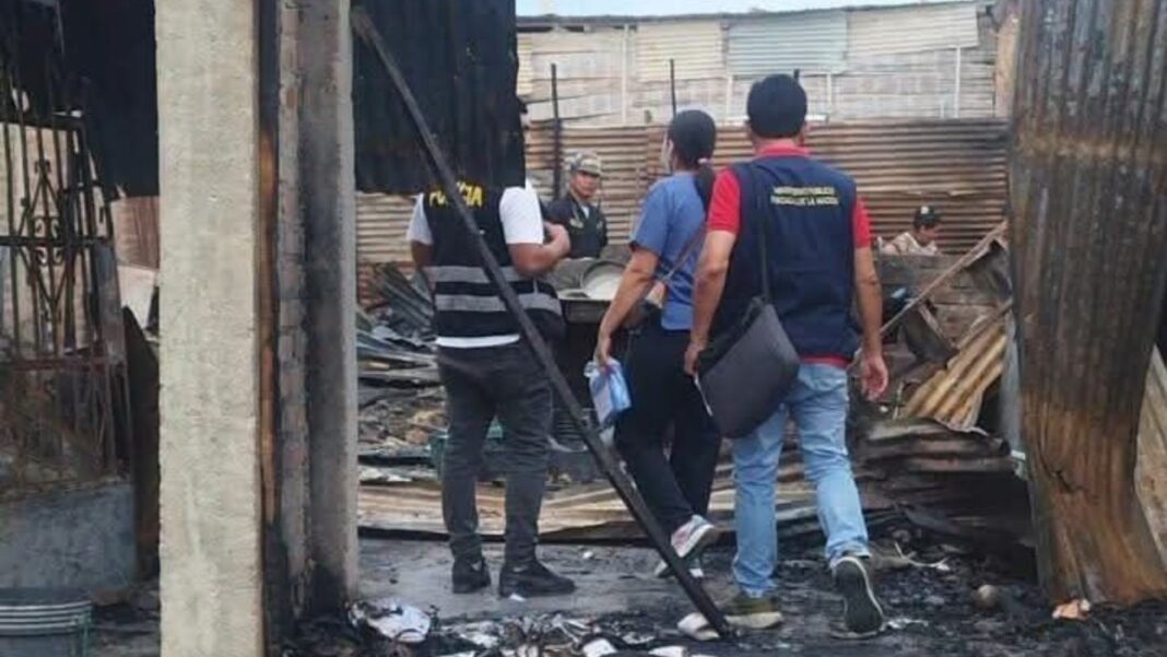 Dolor y conmoción en Paita: dos hermanitos mueren en incendio y deja a su padre con graves quemaduras. Foto: Difusión.
