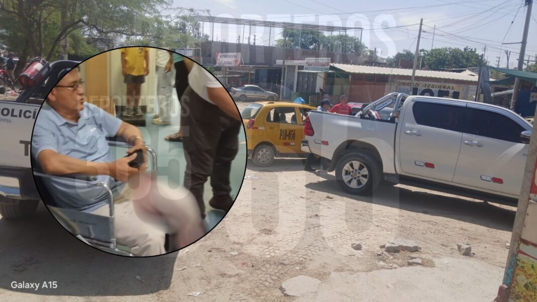 Castilla: sicarios disparan contra alcalde de Suyo, Jorge Huanca Merino. Foto: Composición R365.