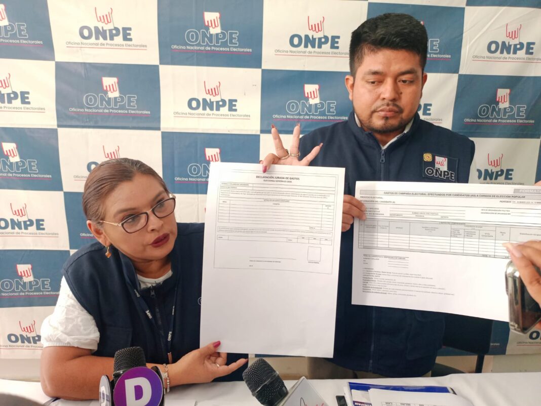 ONPE advierte multas de hasta 5 UIT a candidatos que no rindan cuentas y alerta baja participación en capacitaciones. Foto: Reporteros 365.