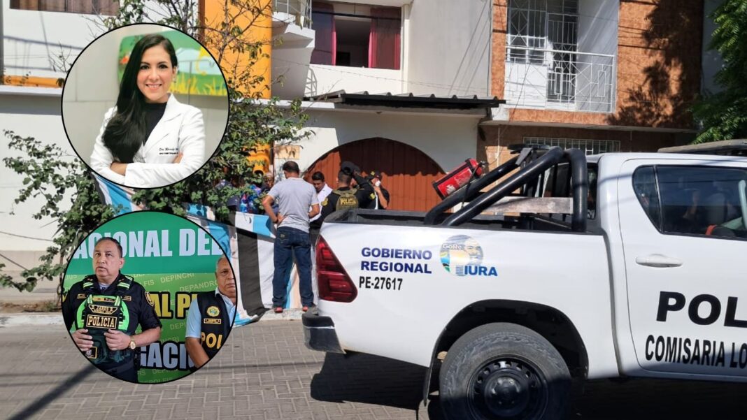 Piura: Policía sindica al esposo de médica pediatra como presunto autor intelectual y revela pago de S/10 mil. Foto: Composiión Reporteros 365.