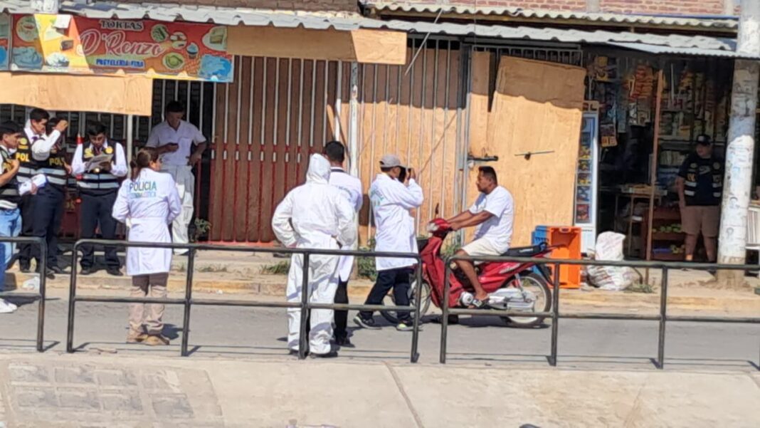 Con sospechosos presentes, Policía realiza diligencia clave por crimen de alcalde Víctor Hugo Febre. Foto: Reporteros 365.