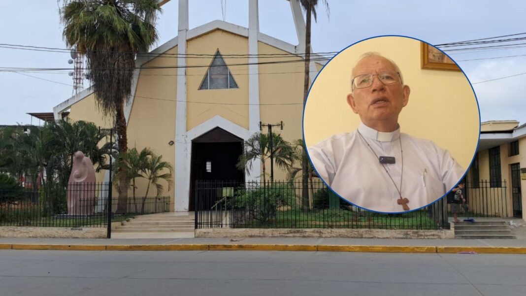 Chulucanas queda fuera del presupuesto para la ruta del papa León XIV, advierte obispo. Foto: Composición Reporteros.