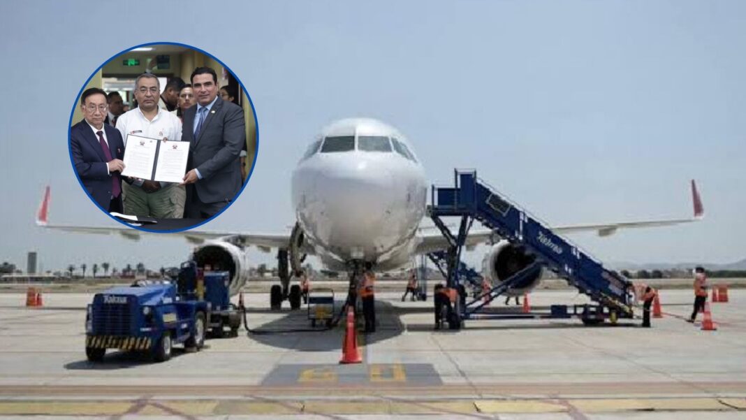 Aeropuerto Guillermo Concha Iberico ya es internacional: MTC oficializa categoría. Foto: Difusión.