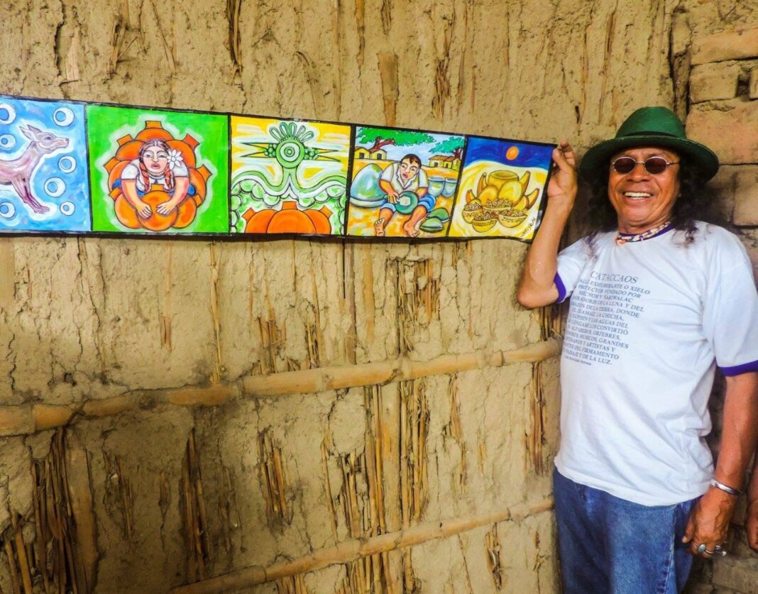 Fallece el escritor y muralista Lelis Rebolledo, referente de la identidad cultural de Catacaos. Foto: Difusión.