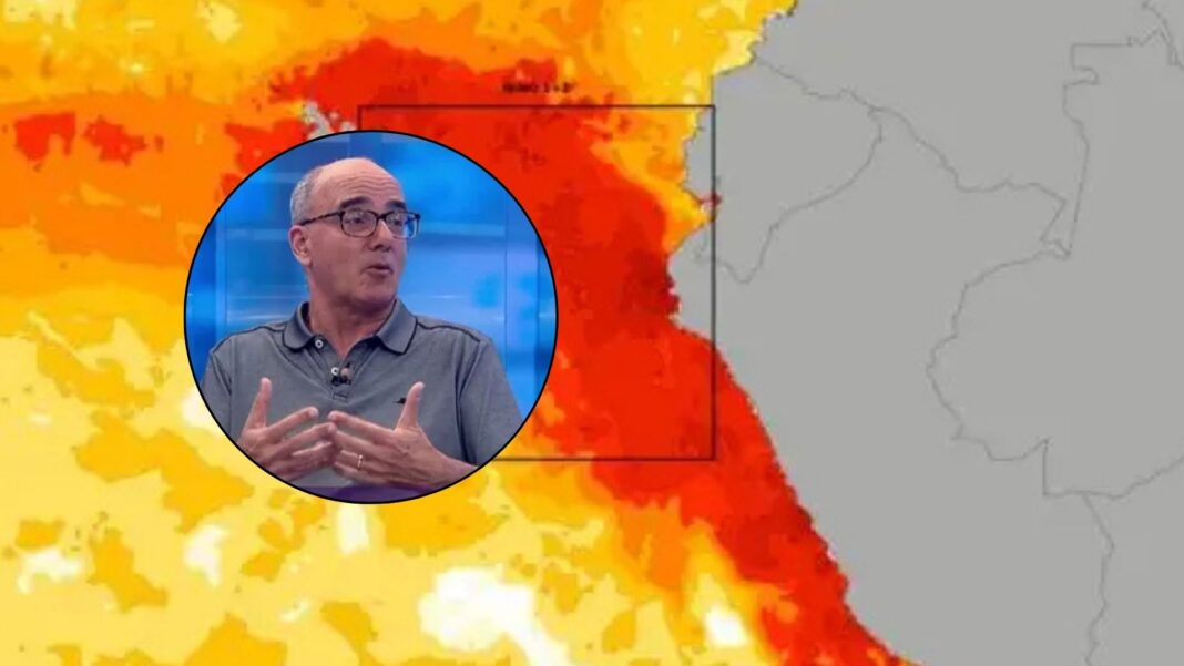 “El hombre del tiempo”, Abraham Levy advierte que El Niño 2026 ya supera en intensidad al de 1997-98. Foto: Composición.