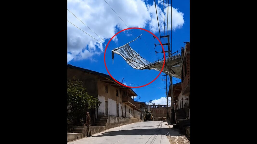 Fuertes vientos ocasionan interrupciones del servicio eléctrico en zonas del Alto Piura. Foto: Difusión.