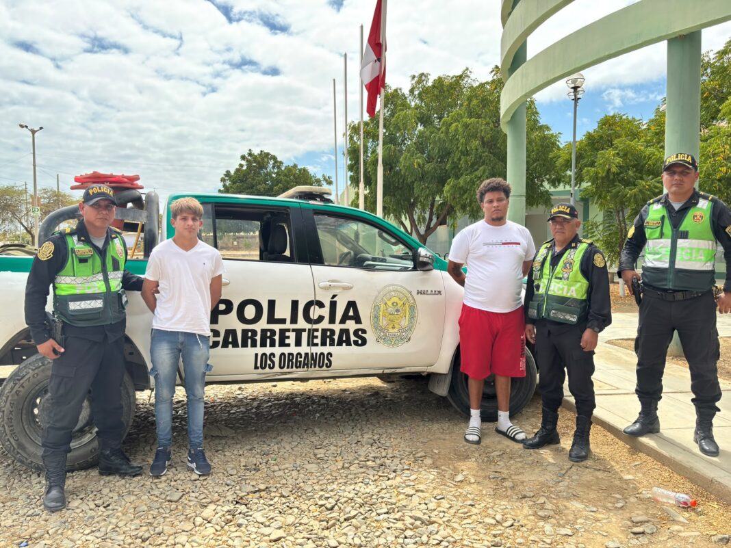 Capturan en Piura a dos venezolanos presuntos integrantes del 