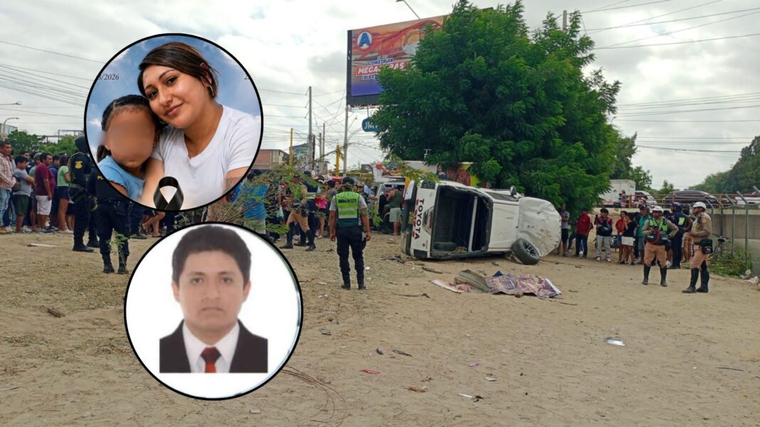 Tragedia enluta a Castilla: mototaxista, enfermera y su hija mueren en accidente. Foto: Reporteros 365.