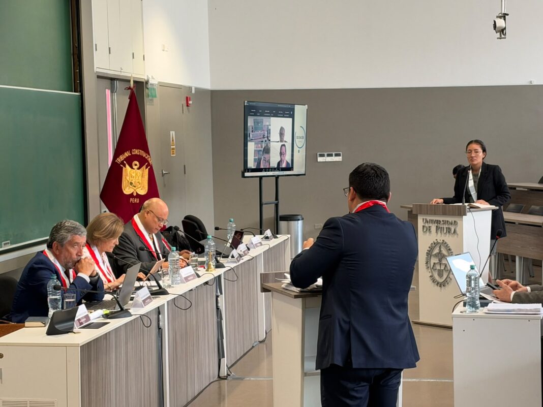 Tribunal Constitucional evaluó 111 procesos durante audiencias descentralizadas en Piura. Foto: Difusión.