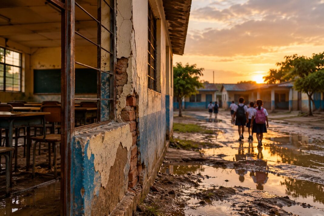 El Niño y colegios en riesgo: más del 40 % de locales educativos de Piura presenta fallas en su infraestructura